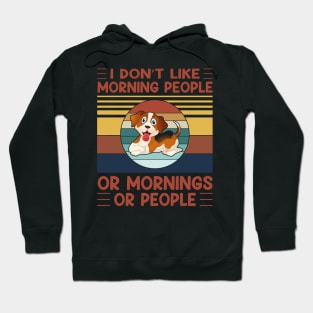 I don't like morning people or mornings or people (vol-6) Hoodie